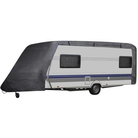 Onlinegymshop.Com Online Gym Shop CB17790 Camper & Trailer Cover; Gray - Small CB17790